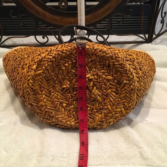 Carpisa Straw Leopard Lined Summer Bag - Picture 14 of 15